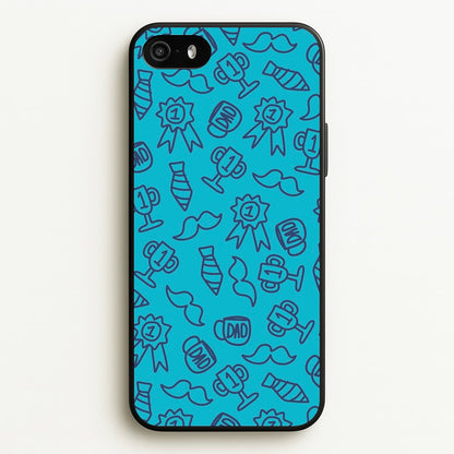 Dad Doodles Pattern iPhone 5 / 5s / SE 2016 Case