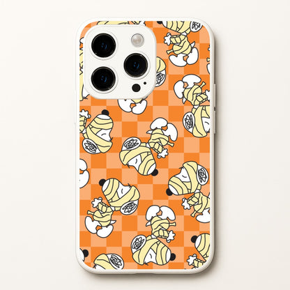 Mummy Cartoon Beagle Pattern iPhone 14 Pro Max Case