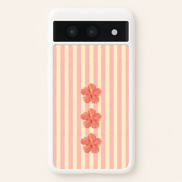 Hibiscus Rays Google Pixel 8a Case
