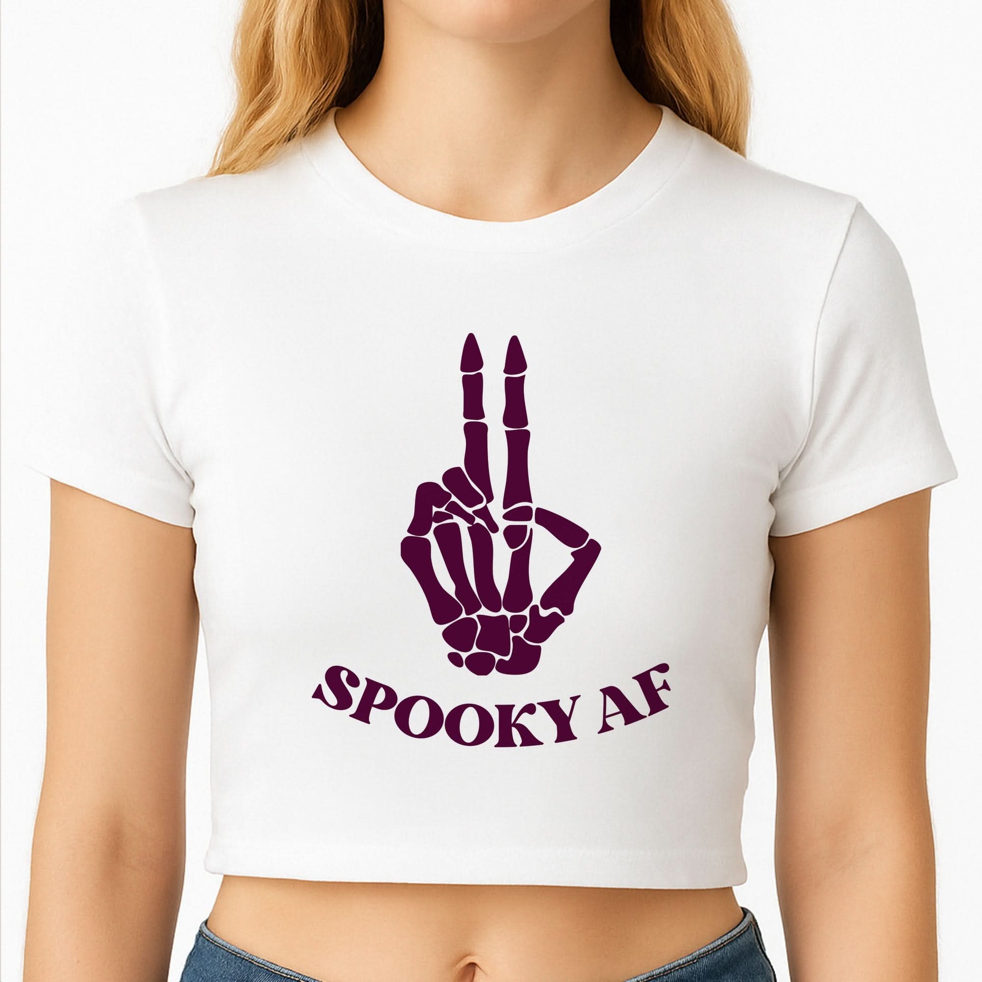 Spooky AF Crop Top