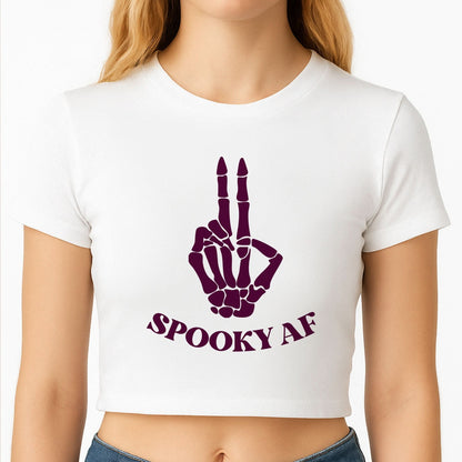 Spooky AF Crop Top