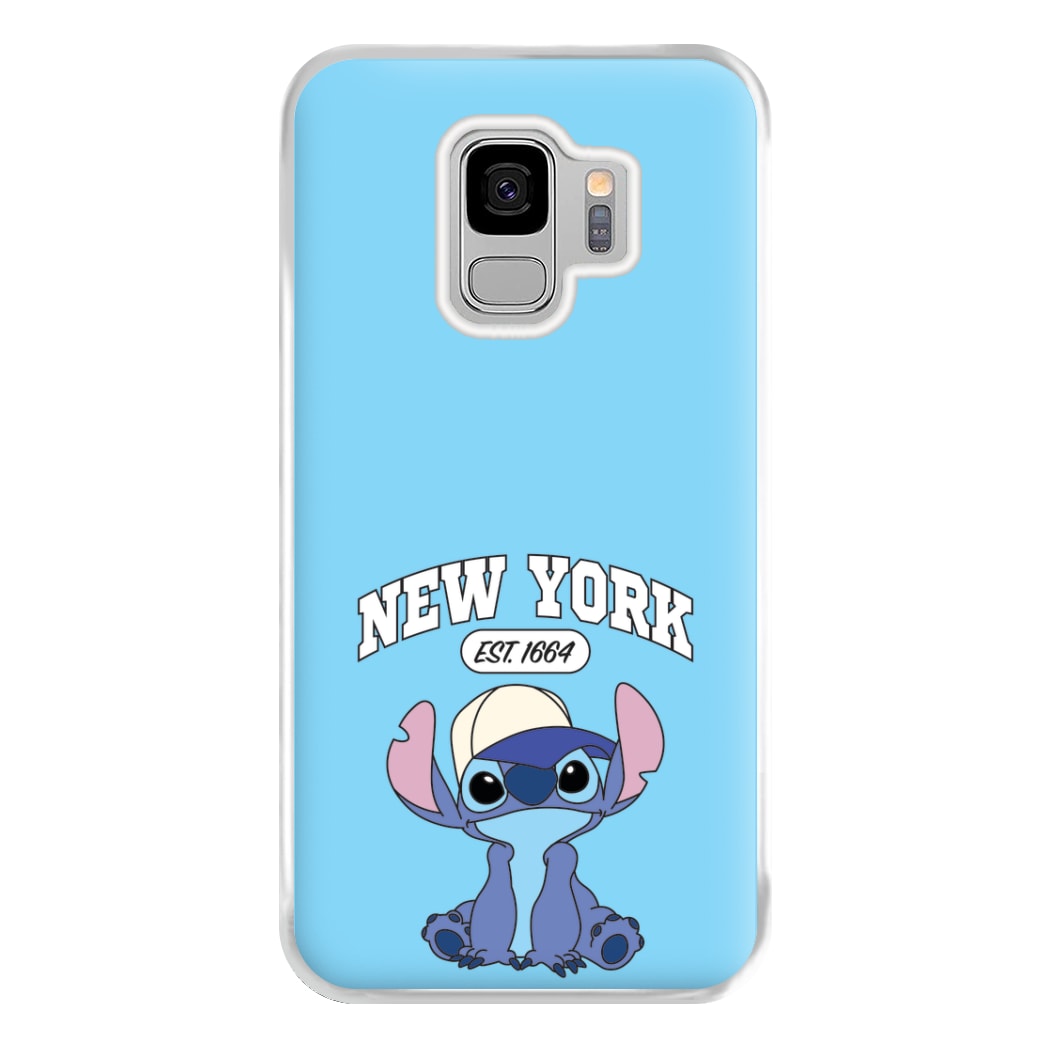New York Blue Alien Galaxy S9 Case