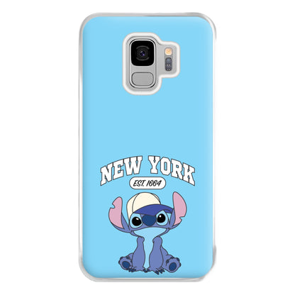 New York Blue Alien Galaxy S9 Case
