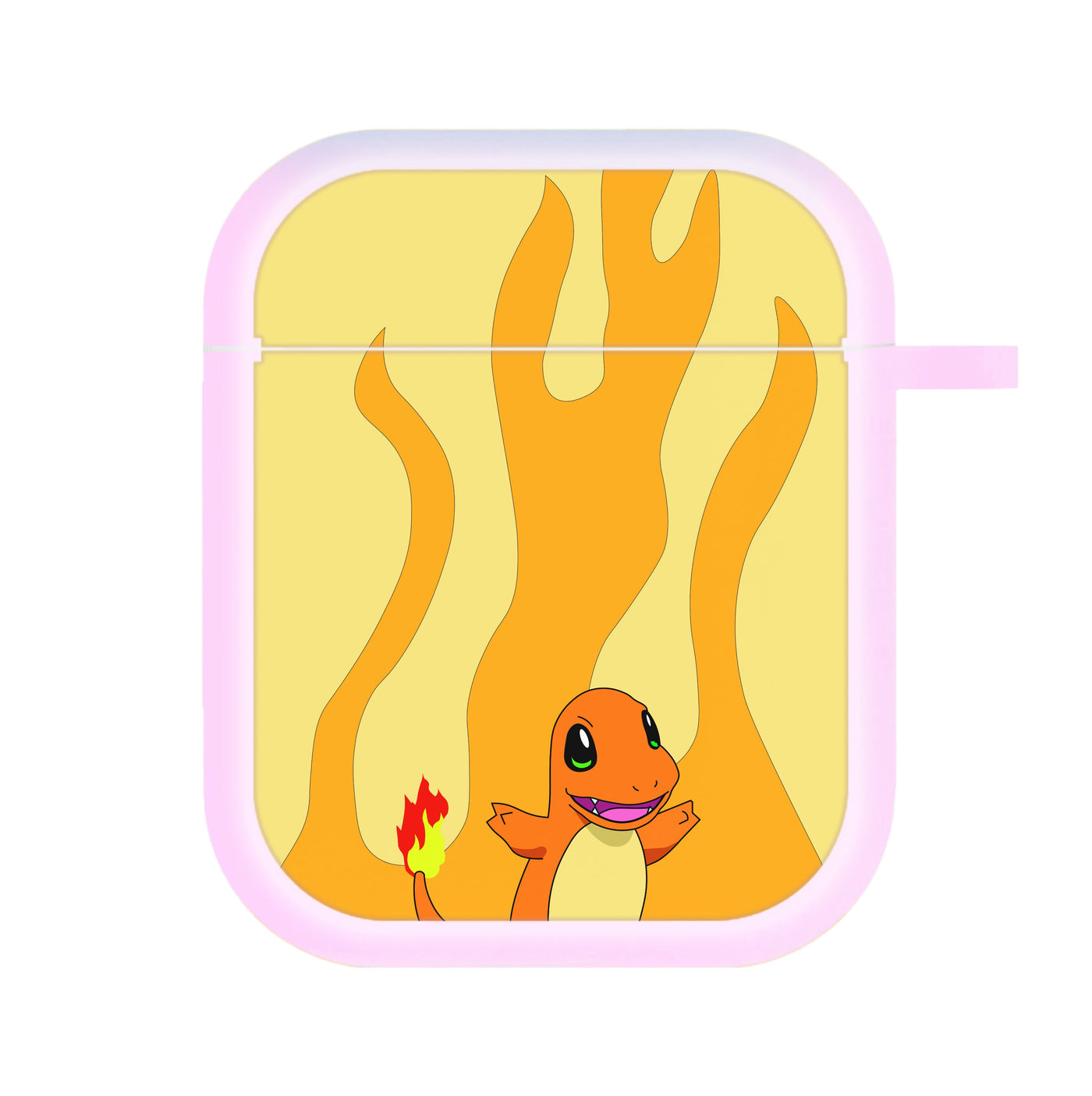 Charmander fire background - Pokemon AirPods Case