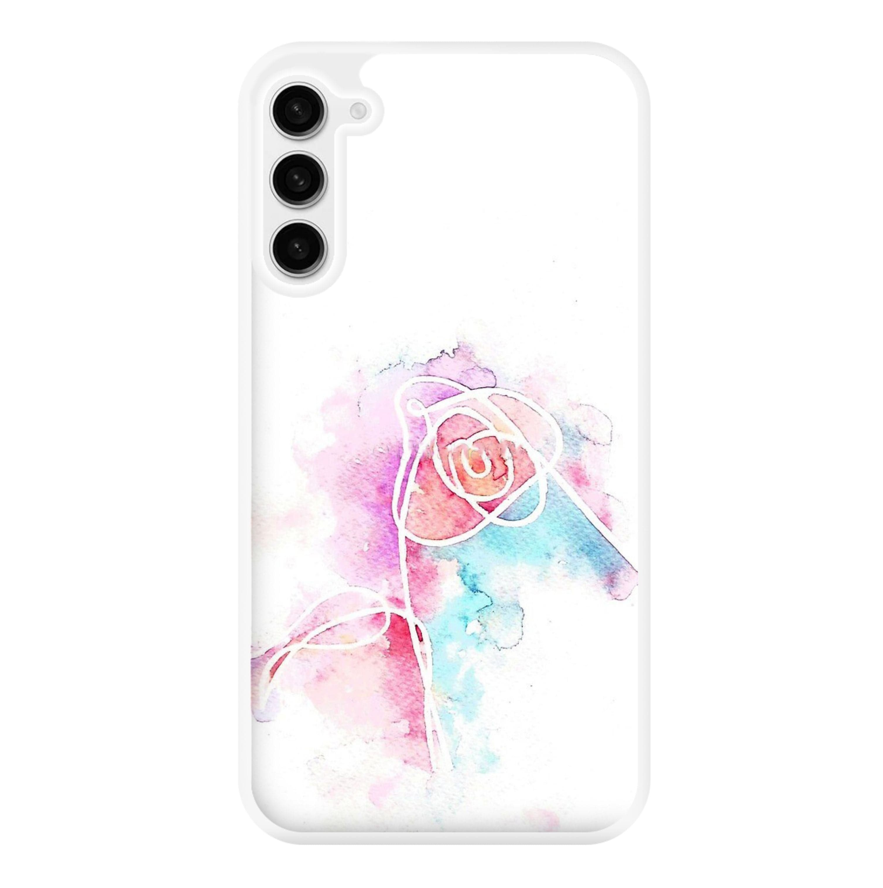 K-Pop Band Love Yourself Watercolour Painting Phone Case