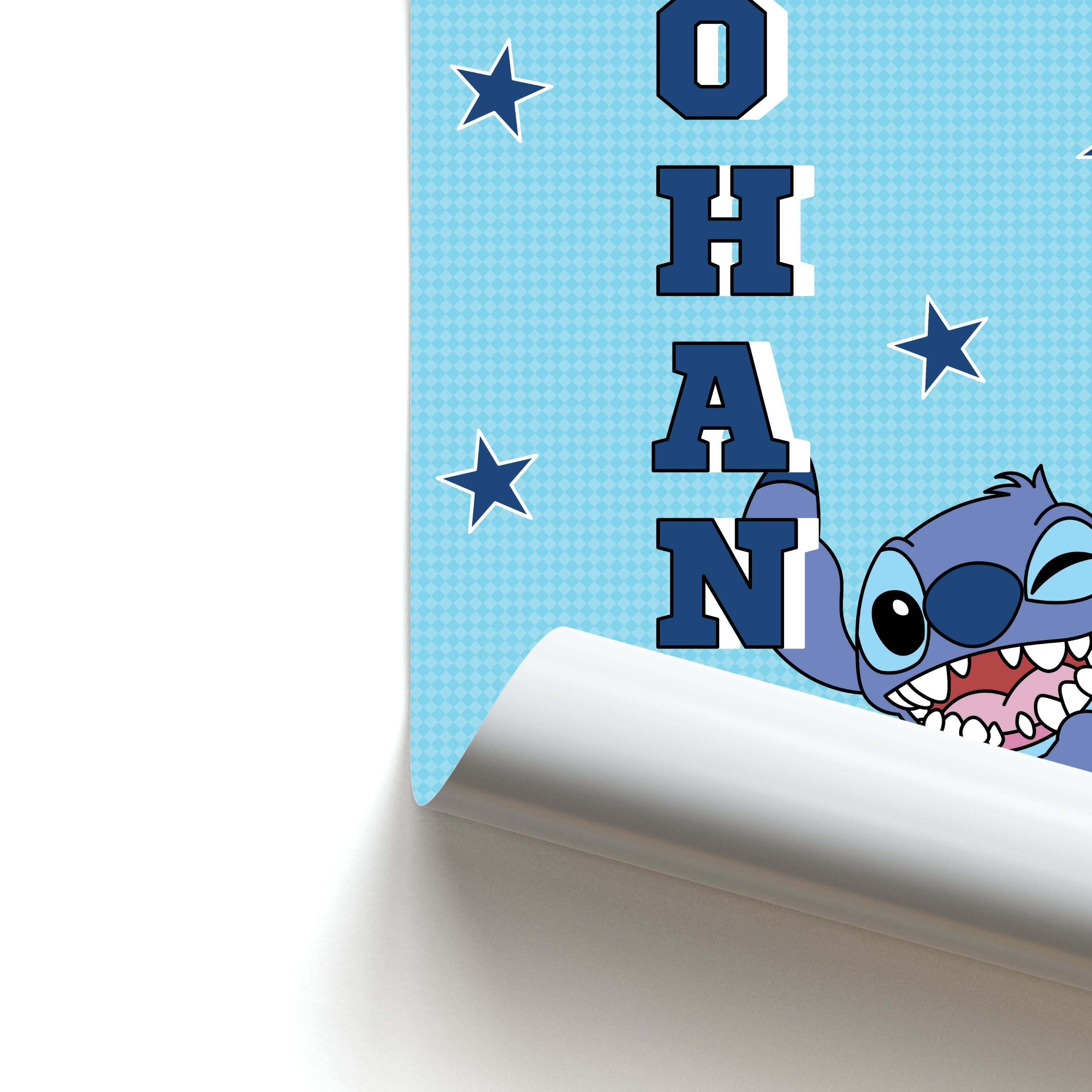 Blue Alien Ohana Poster