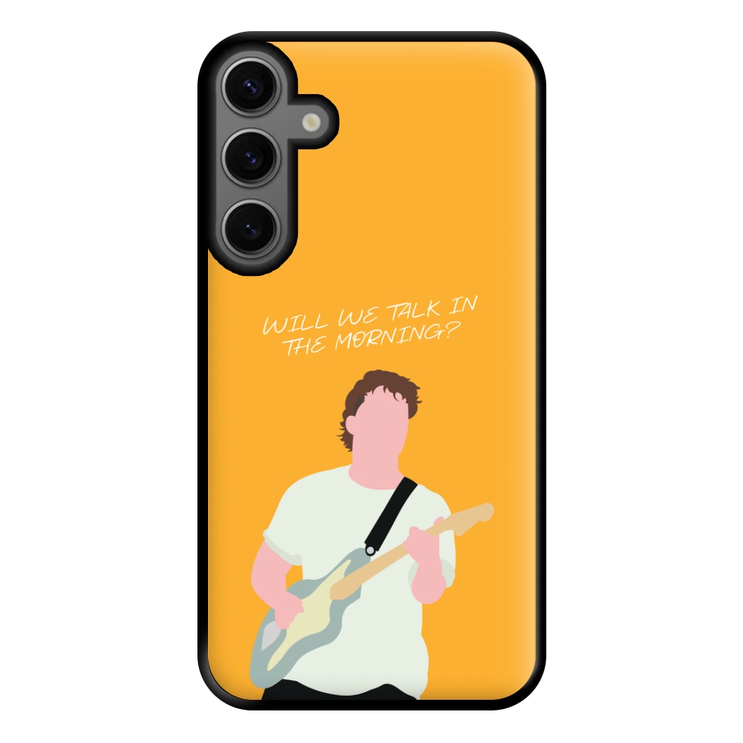 Will We Talk In The Morning Yellow Galaxy S24 Case