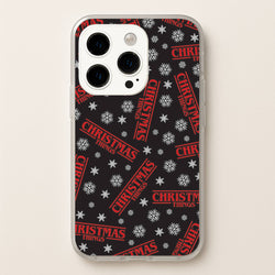 Christmas Things Snowflake Pattern iPhone 15 Pro Case