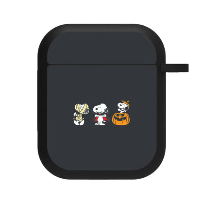Cartoon Beagle Halloween Costumes AirPods Case