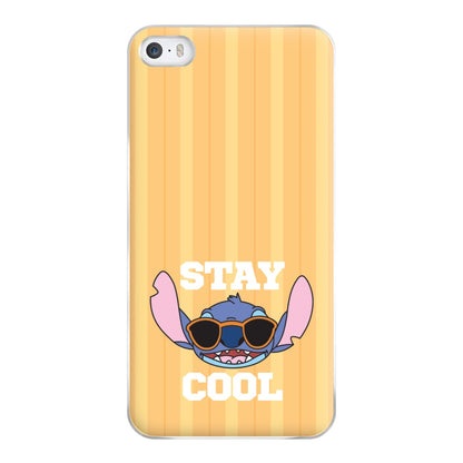 Stay Cool Blue Alien iPhone 5 / 5s / SE 2016 Case
