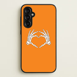 Skeleton Heart Galaxy A54 Case