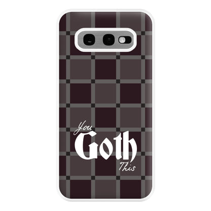 You Goth This Tartan Galaxy S10e Case
