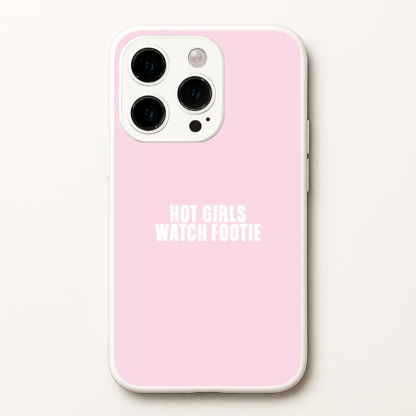 Hot Girls Watch Footie iPhone 15 Pro Max Case