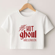 Hot Ghoul Halloween Crop top 1