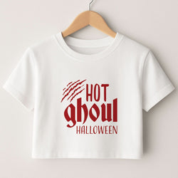 Hot Ghoul Halloween Crop Top