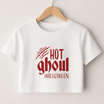 Hot Ghoul Halloween Crop Top