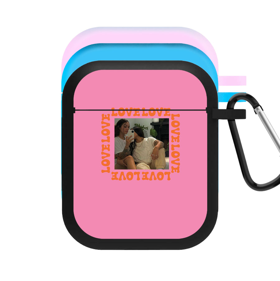 Love, Love, Love - Personalised Couples AirPods Case