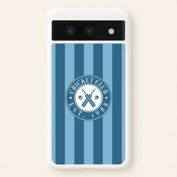 Stripey Cricket Badge Google Pixel 8a Case