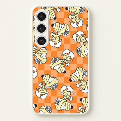 Mummy Cartoon Beagle Pattern Galaxy S24 Case