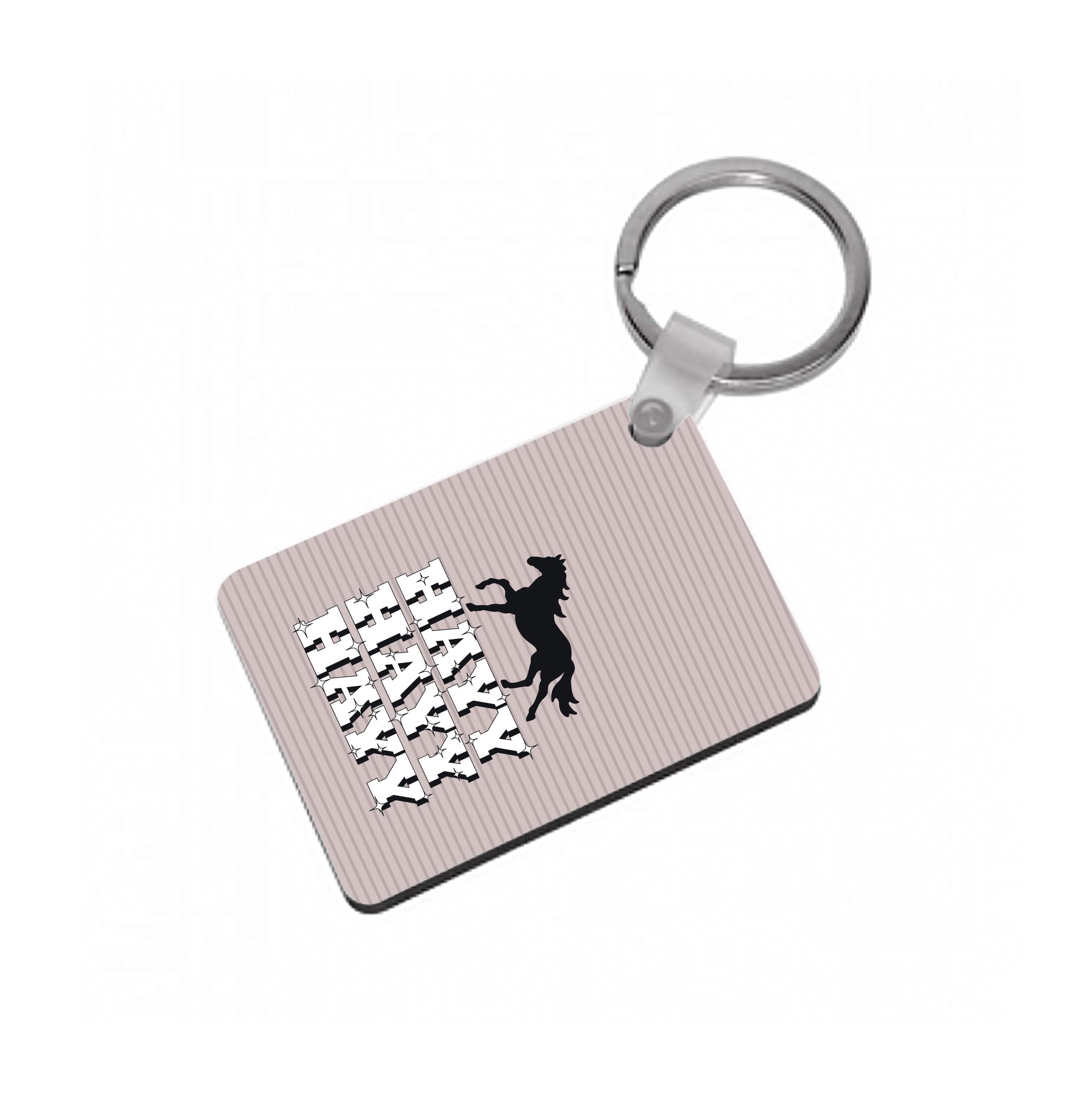 Hayy Hayy Hayy - Horses Keyring