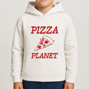 Retro Pizza Planet  Kids Hoodie 4