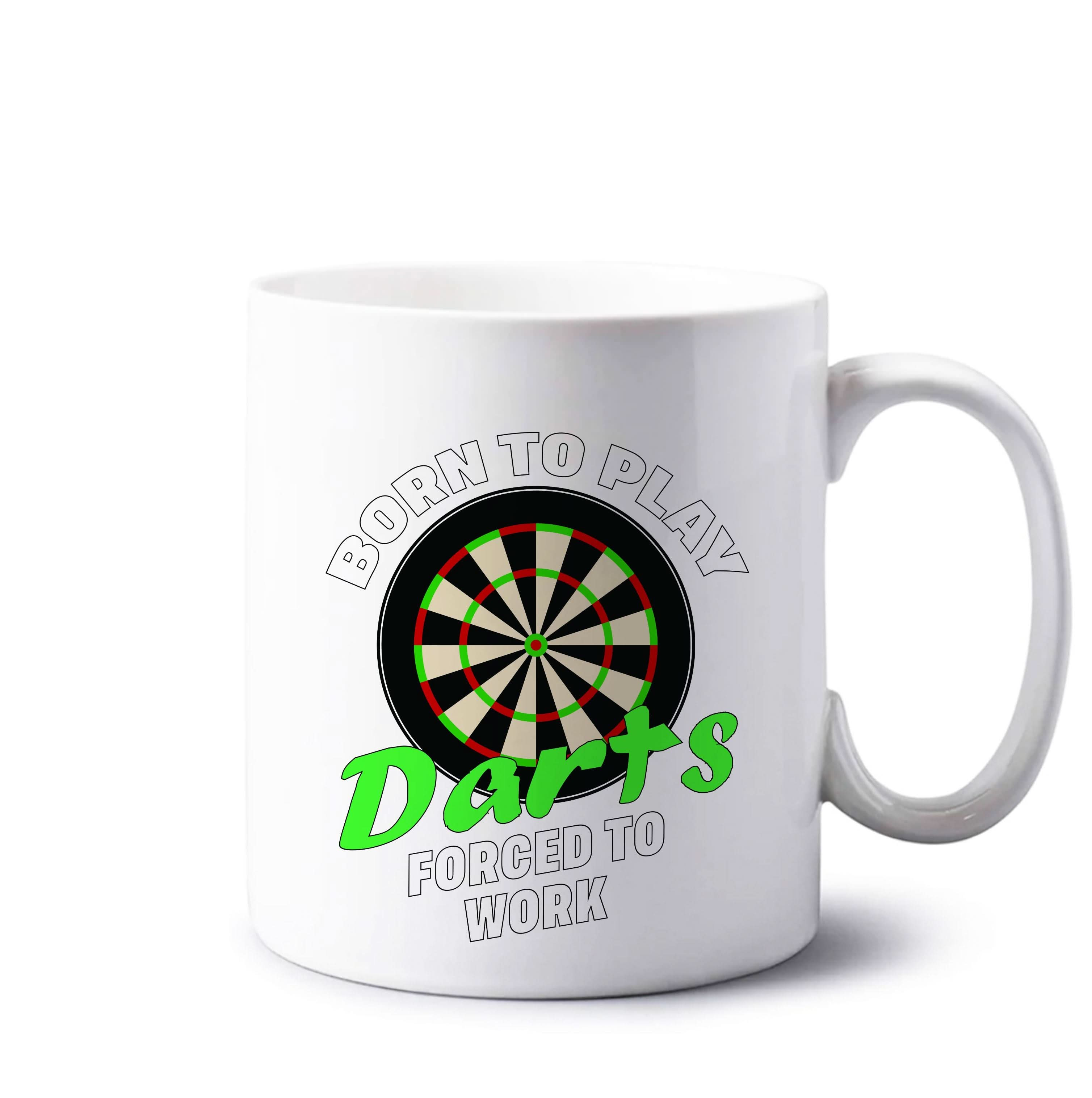 Born To Play Darts Mug