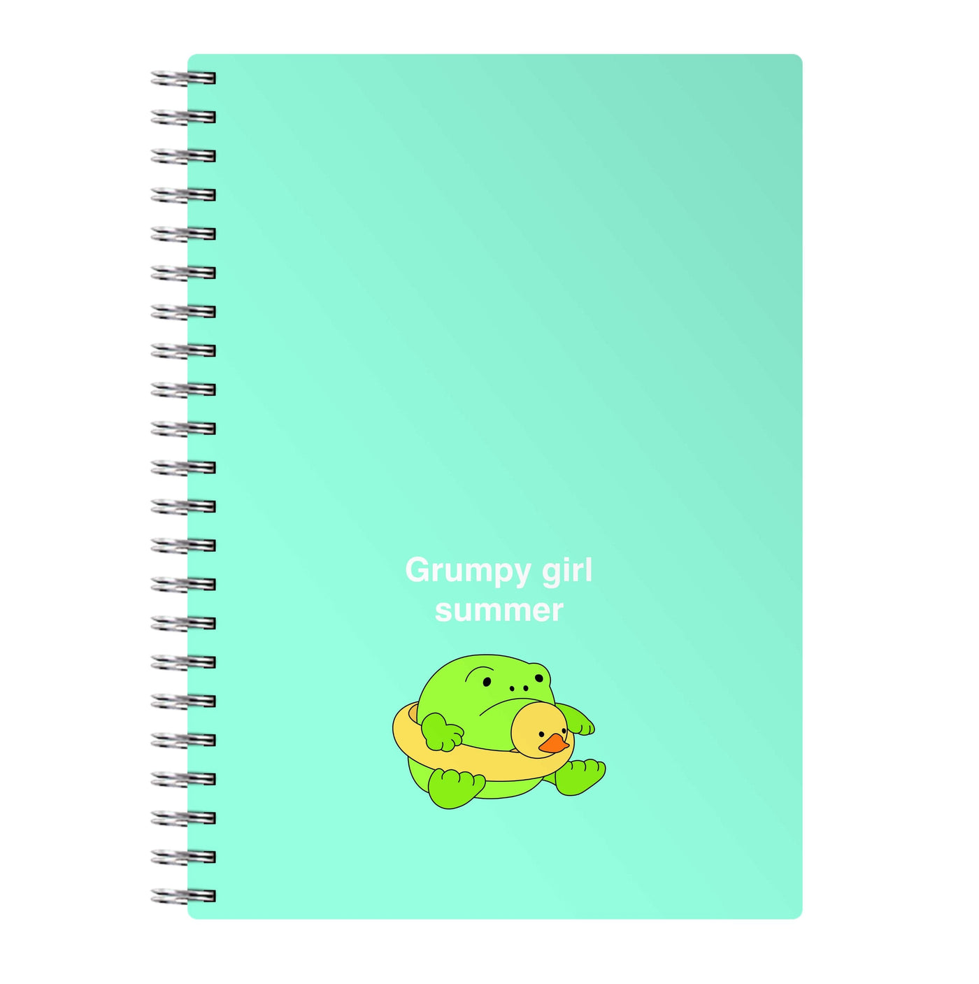 Grumpy Girl Summer - Plushy Notebook