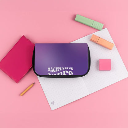 Sagittarius Vibes Gradient Zodiac Pencil Case