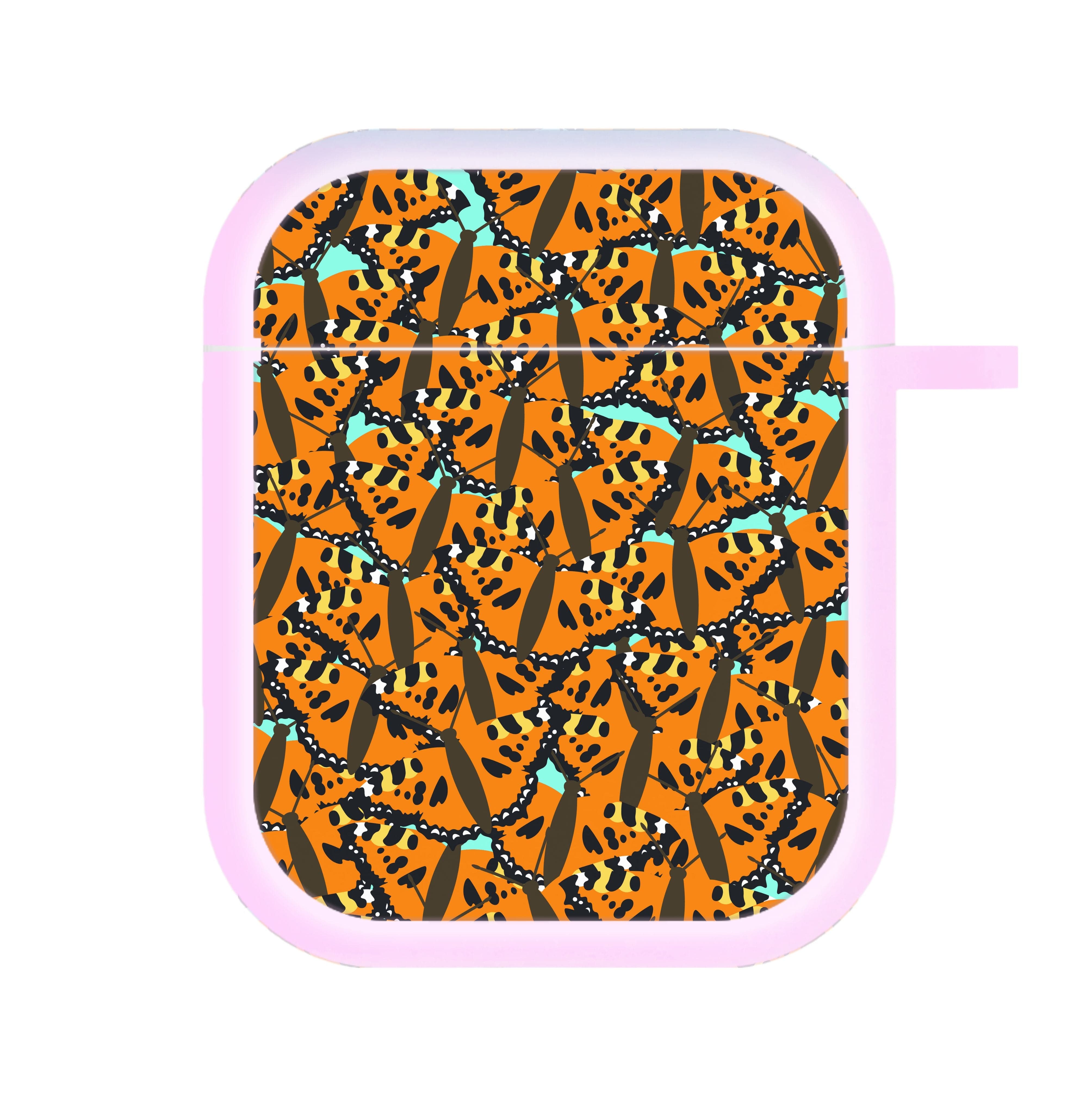 Orange Butterfly - Butterfly Patterns AirPods Case