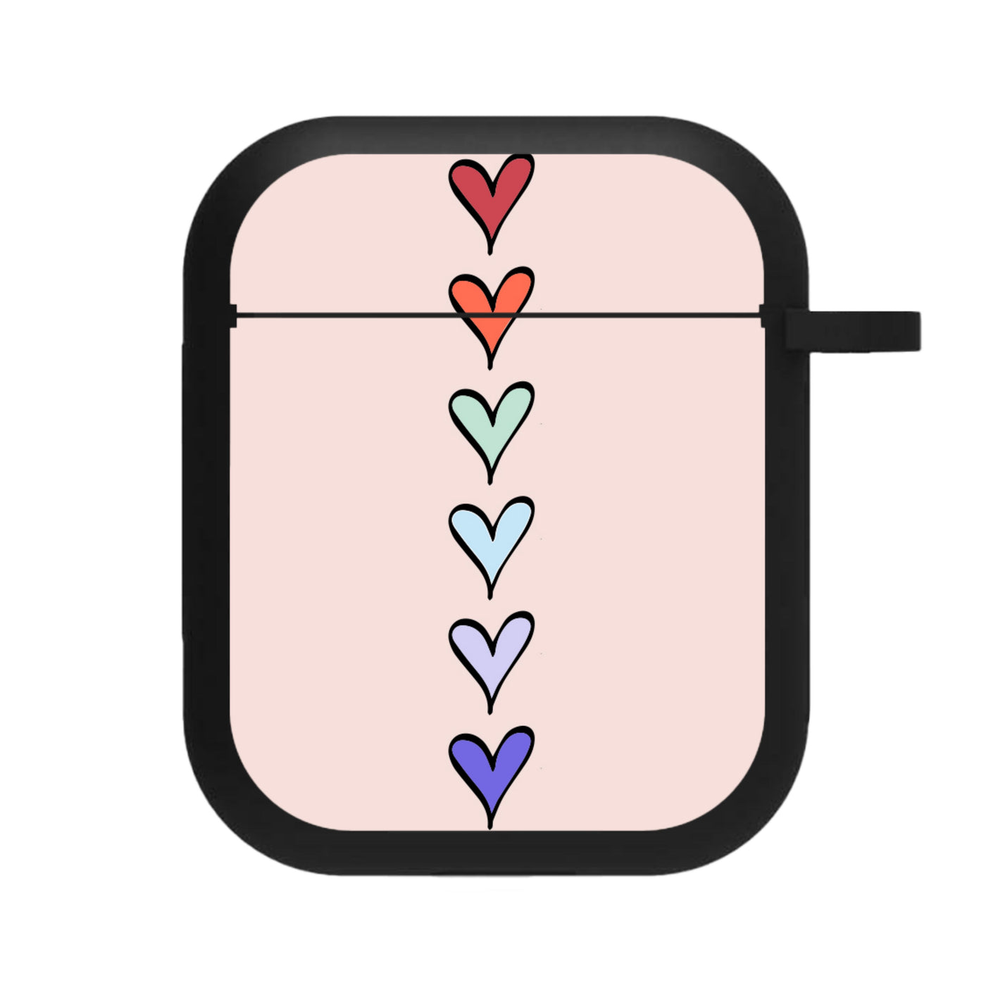 Love Heart Line AirPods Case