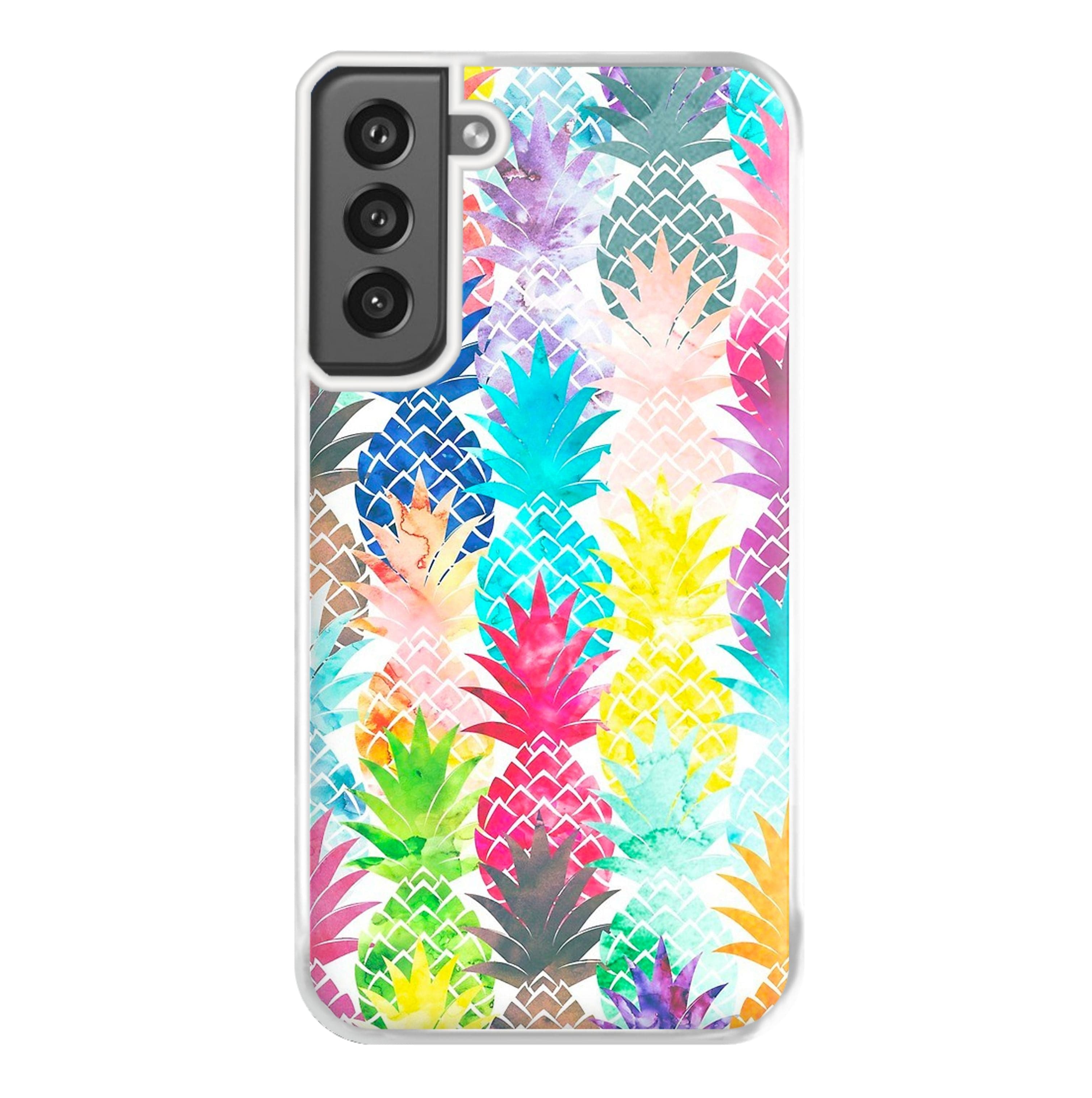 Watercolour Pineapple Pattern Phone Case