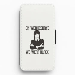 On Wednesdays We Wear Black Flip / Wallet Phone Case