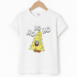 Christmas Tree Cartoon Sponge Unisex T-Shirt