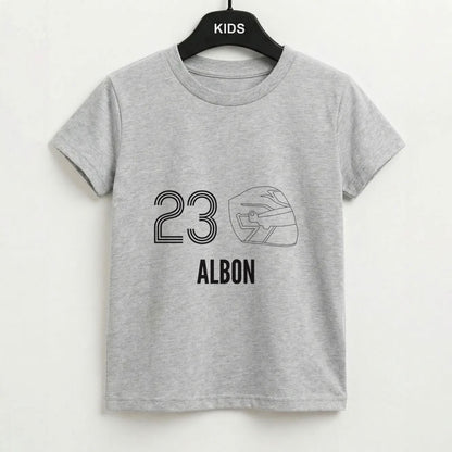 Albon Helmet 2026 Grey Kids T-Shirt