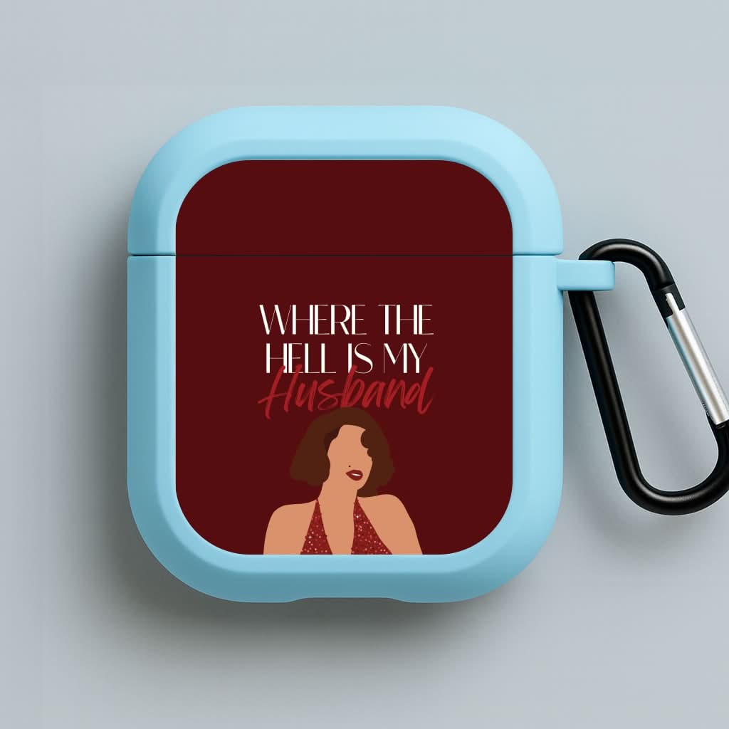 Where The Hell Blue AirPods Case