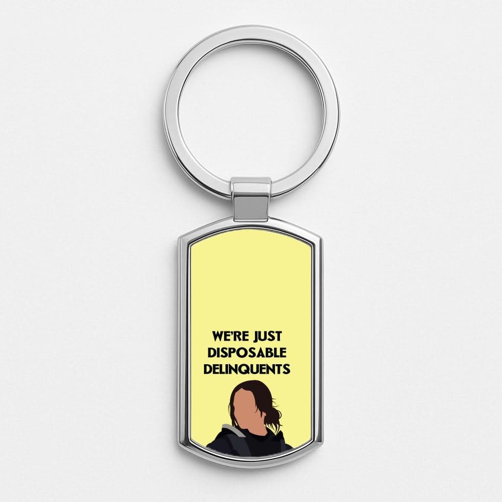 Disposable Delinquents Luxury Keyring
