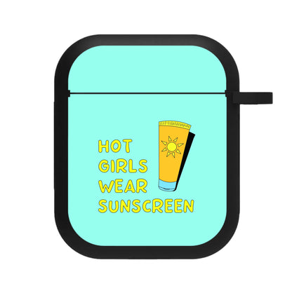 Hot Girls Wear Sunscreen - Summer AirPods Case