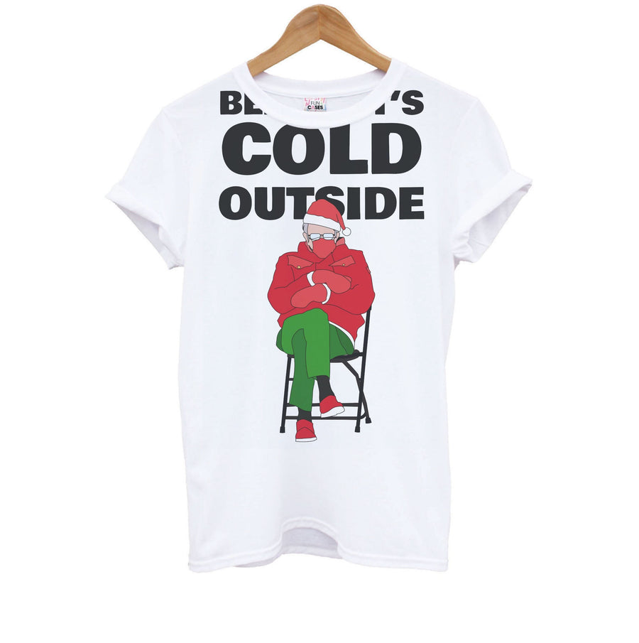 Bernie It's Cold Outside Kids T-Shirt