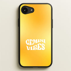 Gemini Vibes Gradient Zodiac iPhone 16e Case