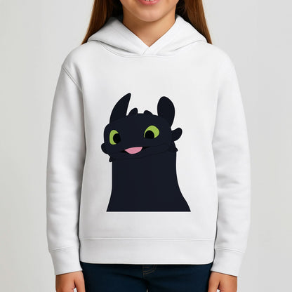 Black Fury Dragon Girls Hoodie