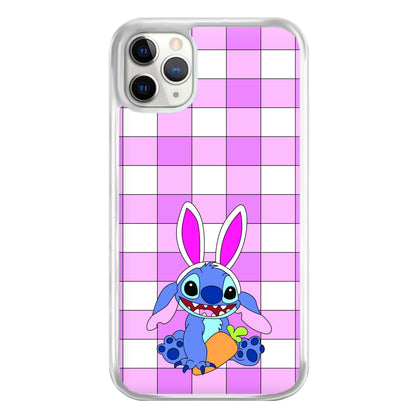 Easter Bunny Blue Alien Phone Case