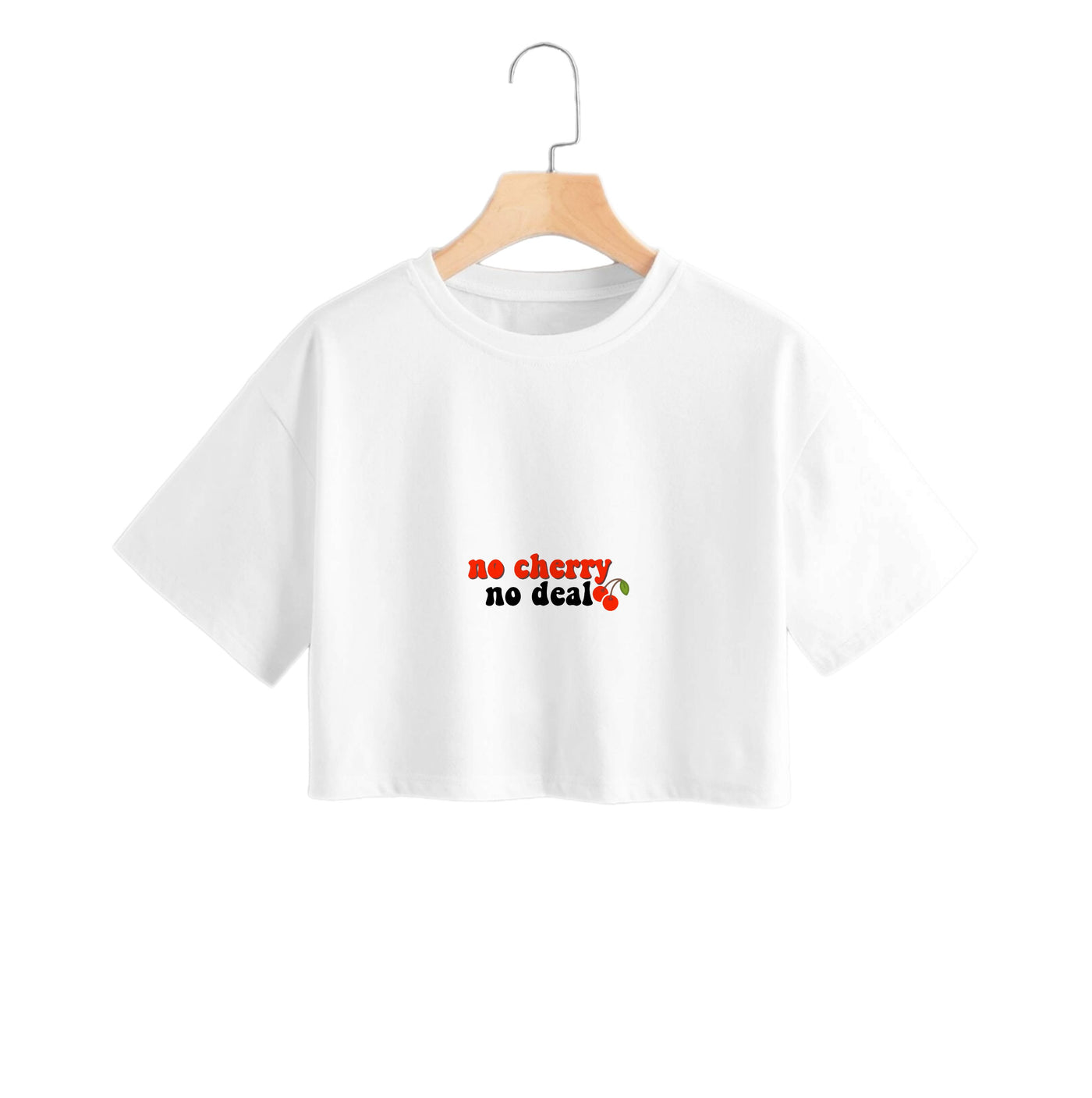 No Cherry No Deal - Stranger Things Crop Top
