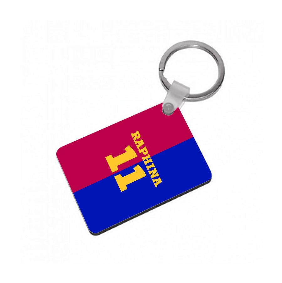 Red And blue Keyring