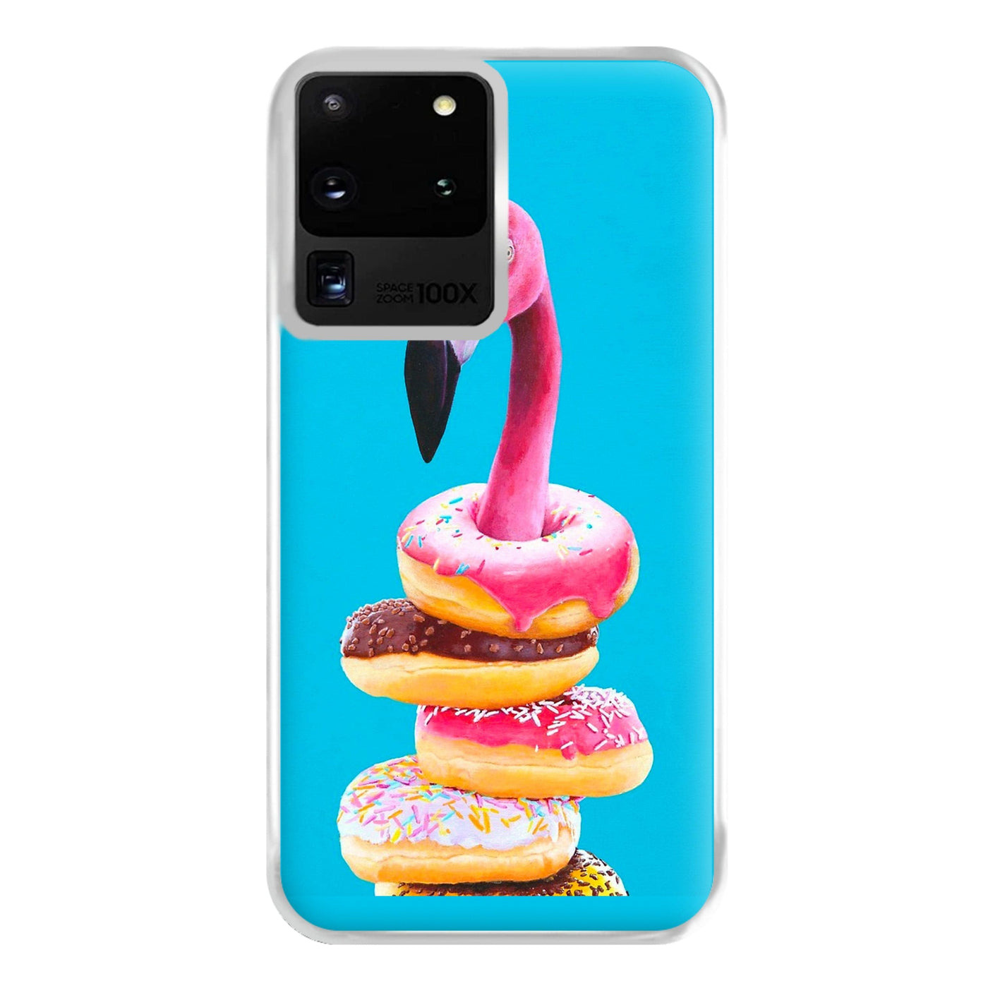 A Famished Flamingo Phone Case
