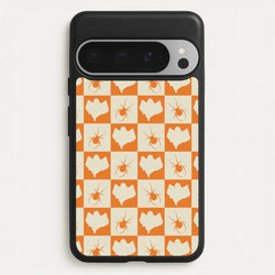 Spiders And Ghosts Checkered Pattern II Google Pixel 9 Pro XL Case