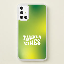 Taurus Vibes Gradient Zodiac Galaxy A71 Case