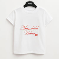 Manchild Hater Kids T-Shirt