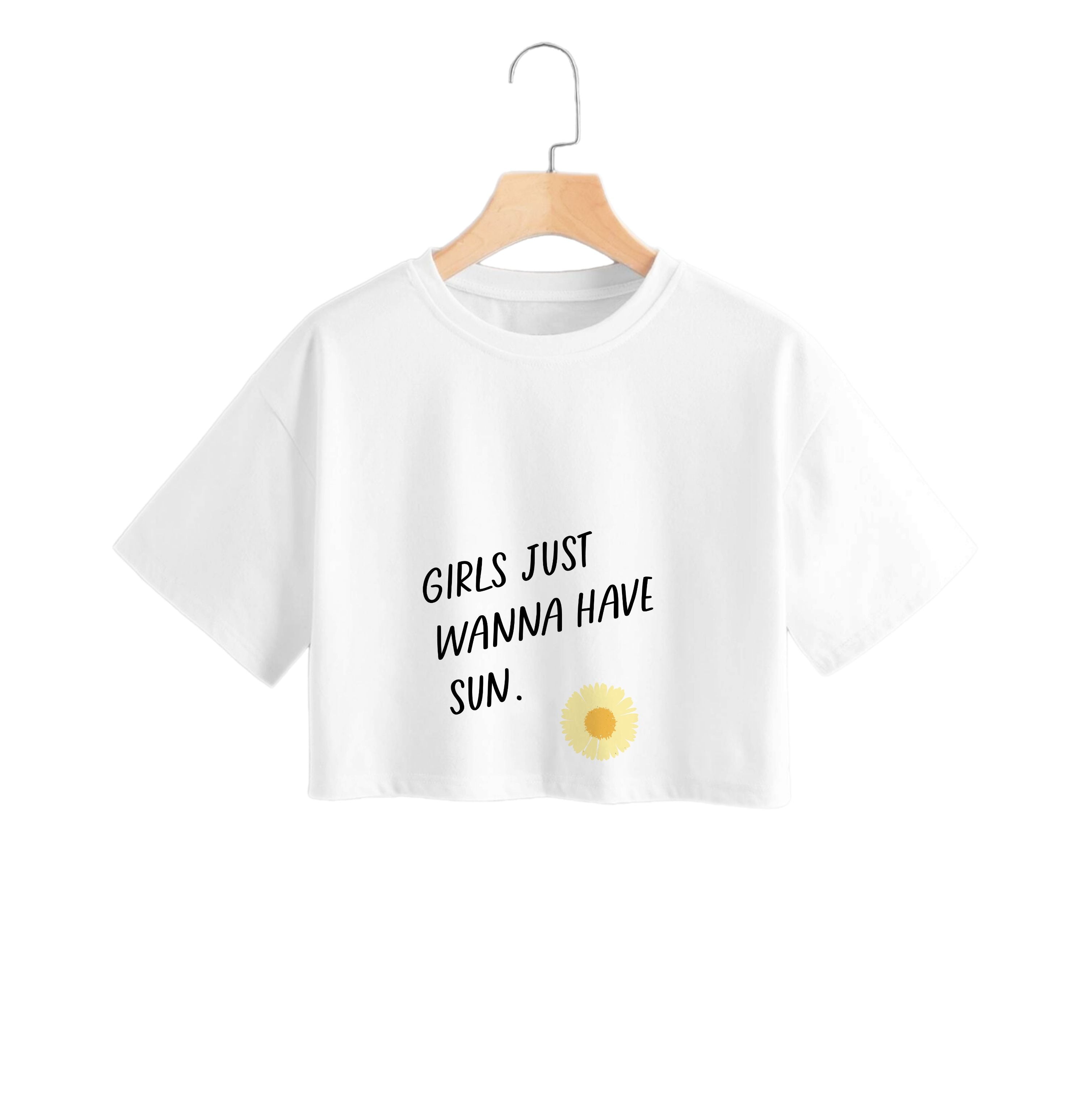 Girls Just Wanna Have Sun - Summer Crop Top