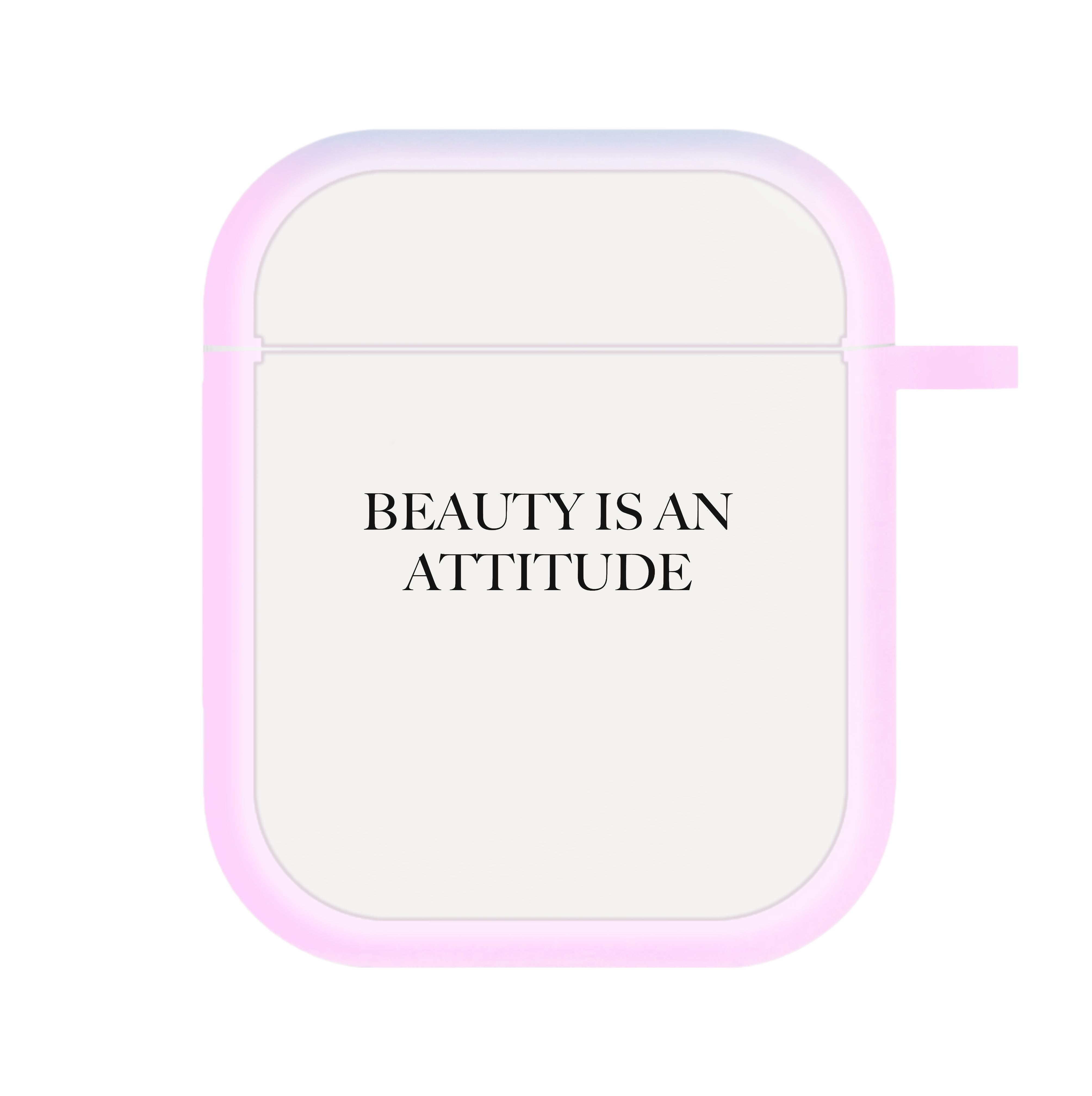 Beauty Is An Attitude - Clean Girl Aesthetic AirPods Case