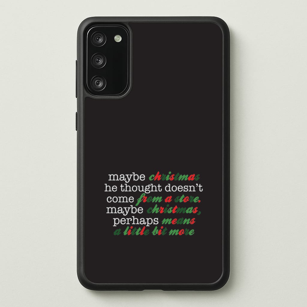 Green Creature Quote Galaxy S20FE Case